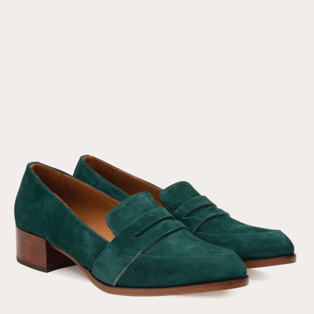 Thelma Original Loafers - Forest Green - Size 40